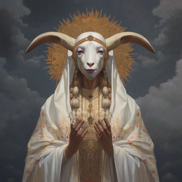 Holy Goat Goddess 3 by ObsidianPlanet on DeviantArt