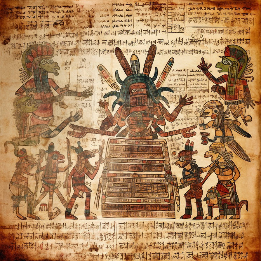 Mayan Manuscript by ObsidianPlanet on DeviantArt