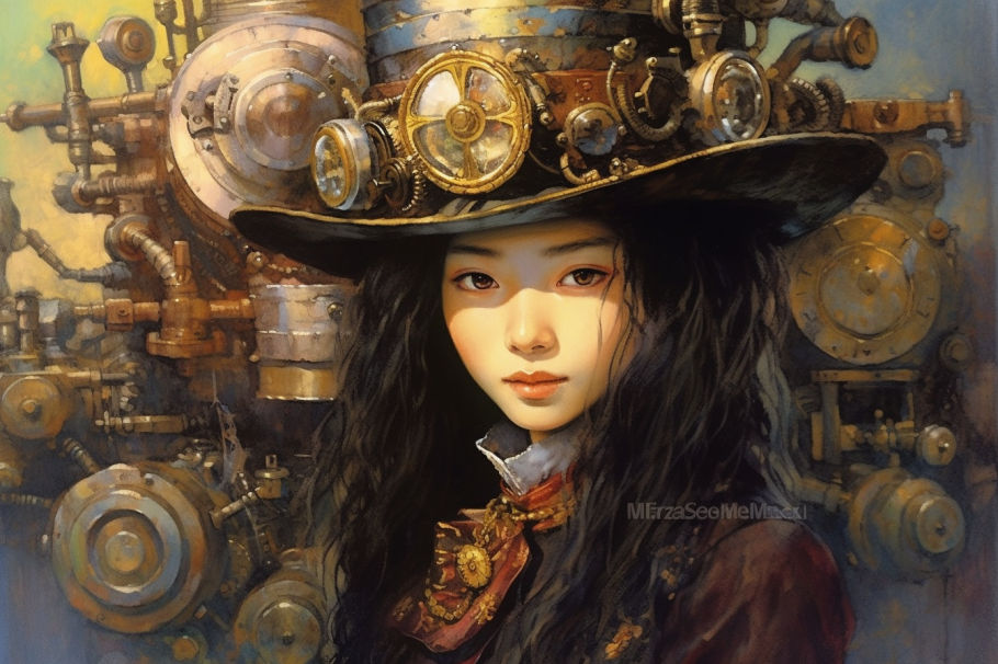 Meilingchen Mei Ling Chen-Steampunk Inventor by ObsidianPlanet on DeviantArt