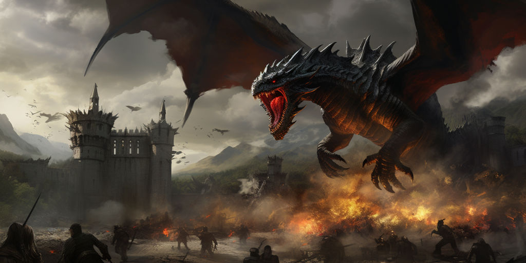 Dragon Attack By ObsidianPlanet On DeviantArt
