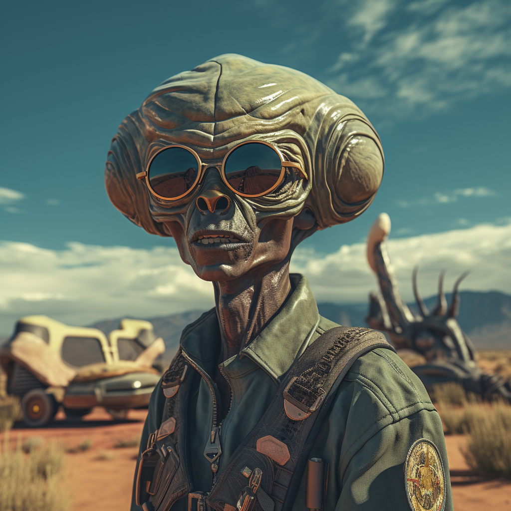Alien Pilot In New Mexico 2 by ObsidianPlanet on DeviantArt