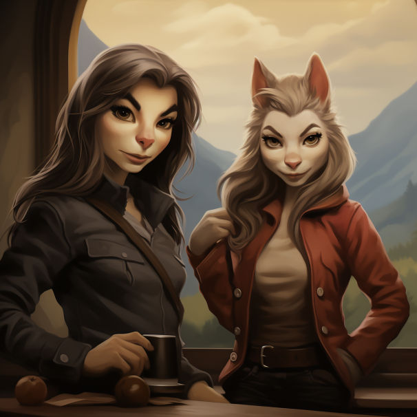 Chipmunk Women by ObsidianPlanet on DeviantArt