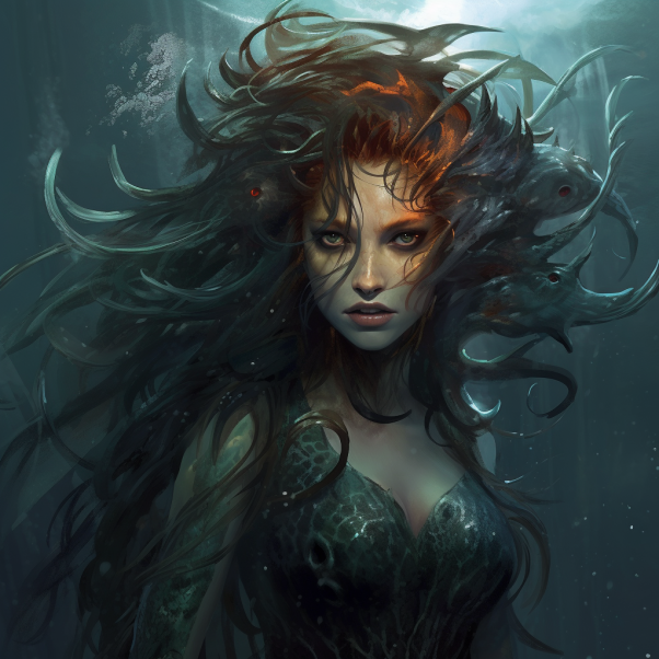 Meribeth Demon Mermaid Demon 2 by ObsidianPlanet on DeviantArt