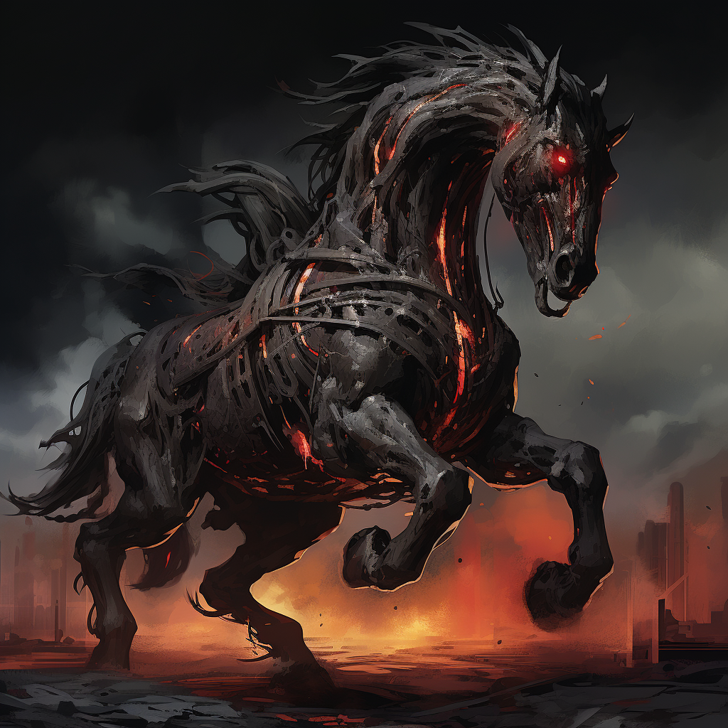 Devil Horse 4 by ObsidianPlanet on DeviantArt