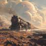 Abandoned Steam Train on Another Planet 2