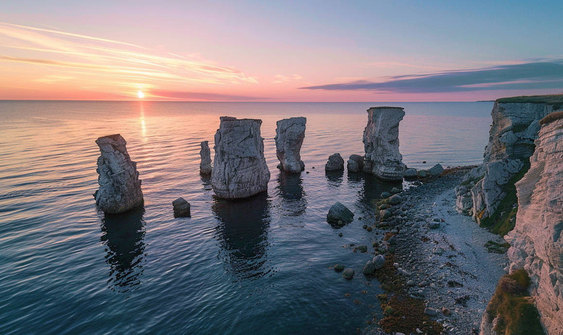 Sea Stacks 3 by ObsidianPlanet on DeviantArt