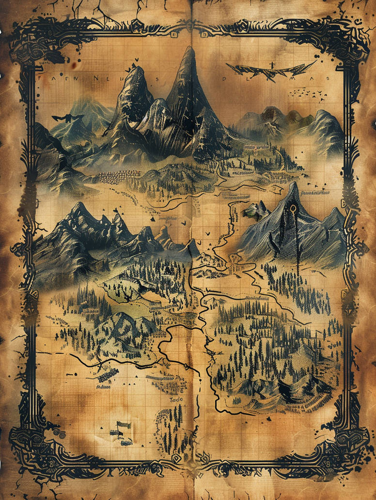 Dark Fantasy Map by ObsidianPlanet on DeviantArt