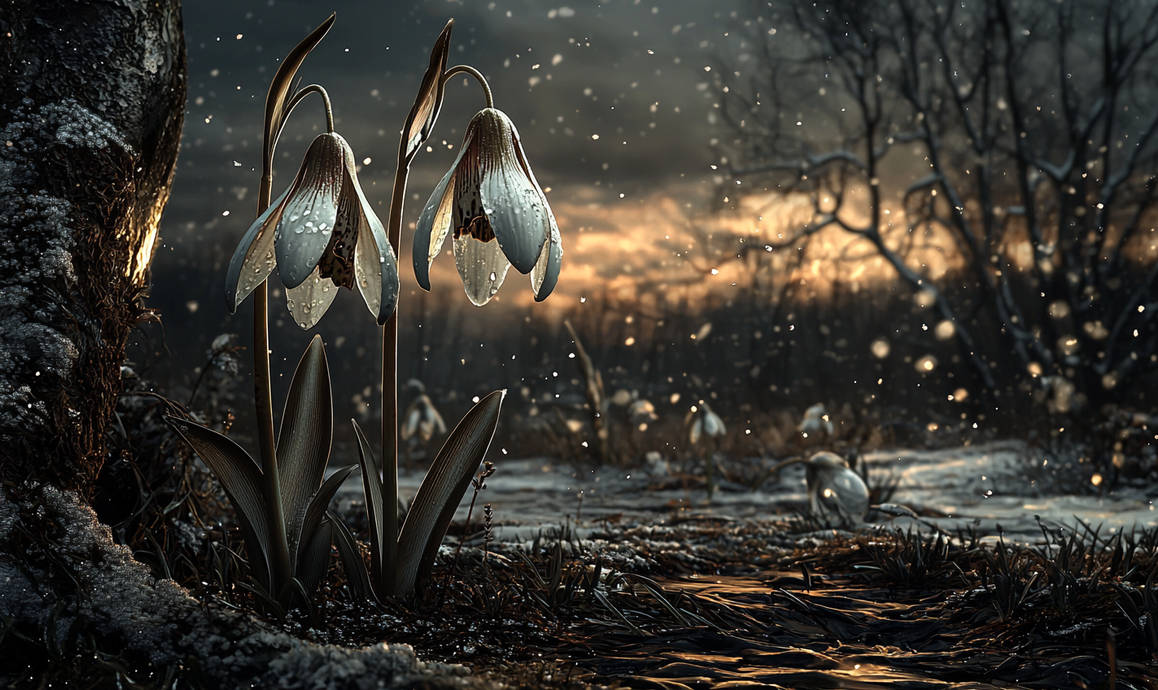 Snowdrops Animation Snowdrops by ObsidianPlanet on DeviantArt