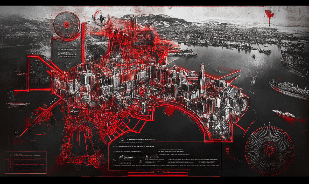 Corrupted City Map by ObsidianPlanet on DeviantArt