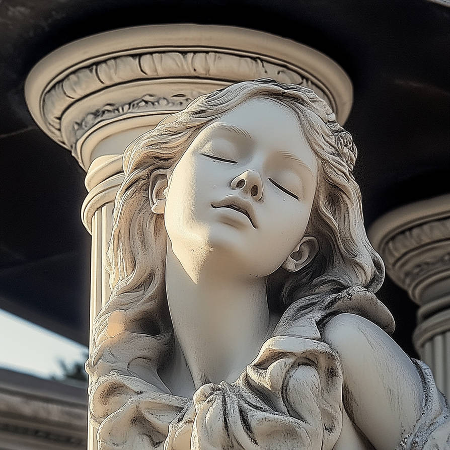 Statues Deviantart Sleeping Statue by ObsidianPlanet on DeviantArt