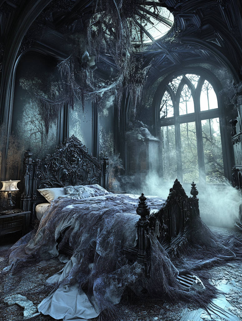 Ghost Bedroom by ObsidianPlanet on DeviantArt