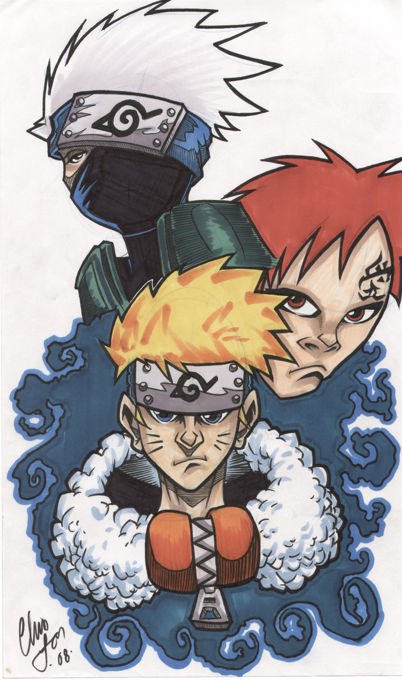 Naruto and friends