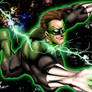 Green Lantern colors by Hughes