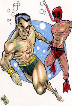 Deadpool Namor PSC by Foreman