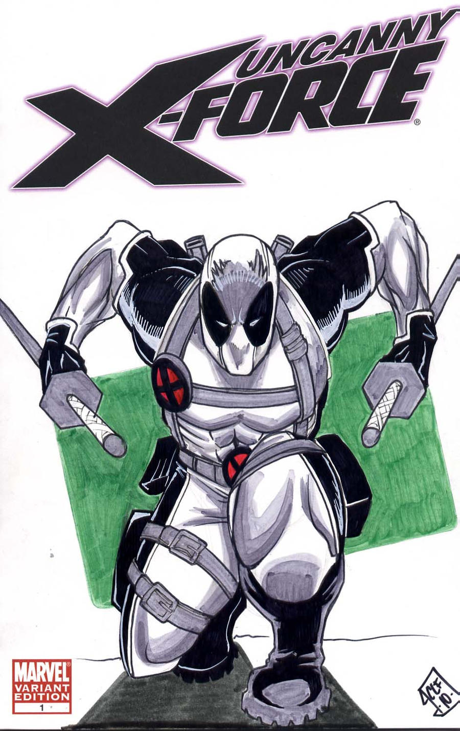 Deadpool X-Force Sketch Cover