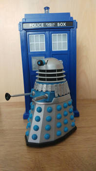 Custom Doctor Who Figure Repainted Dalek