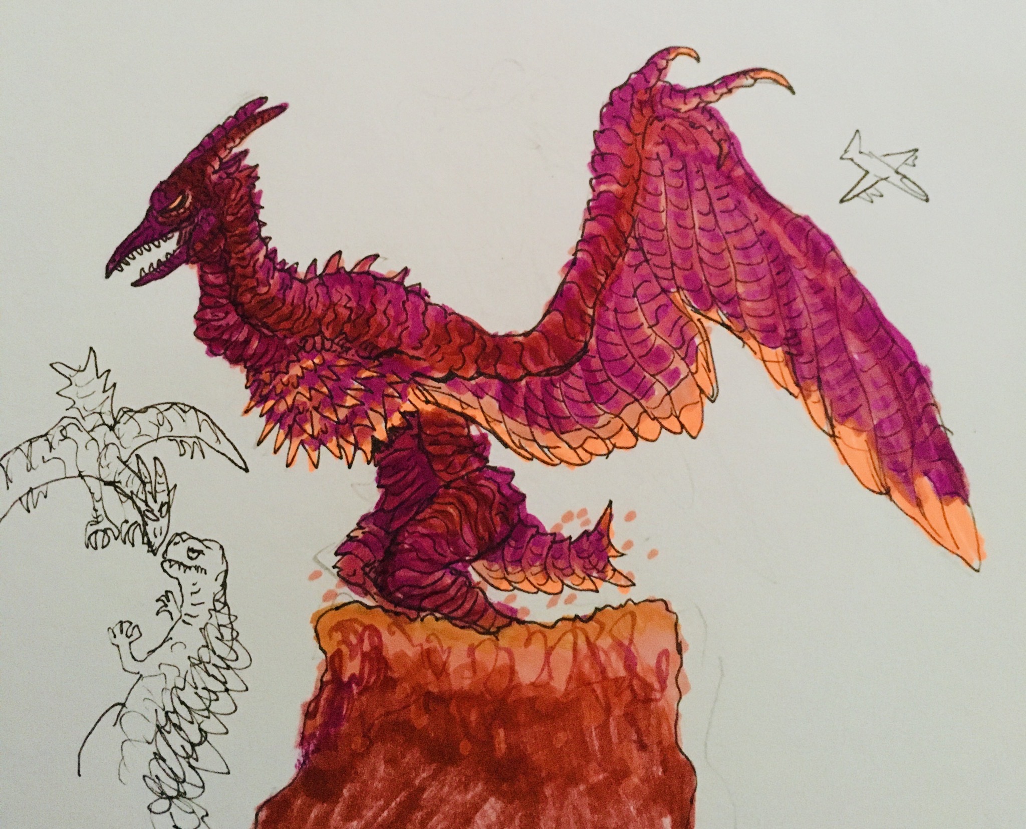 Rodan Red Sign Rodan by Apgigan on DeviantArt