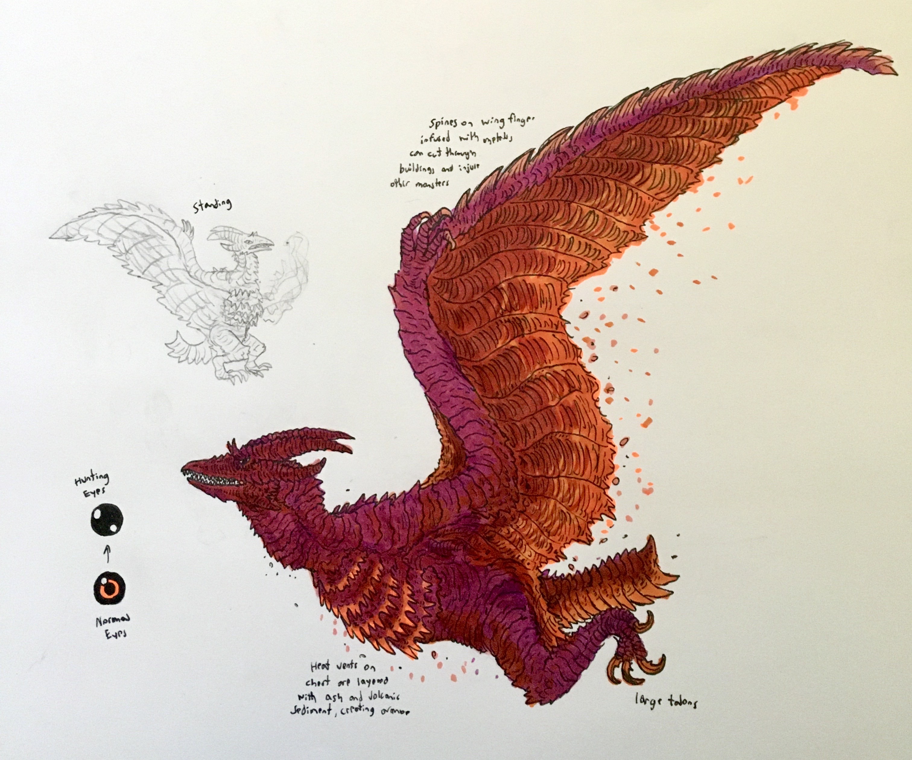G-Redesigned - Rodan Concept (3) by Apgigan on DeviantArt