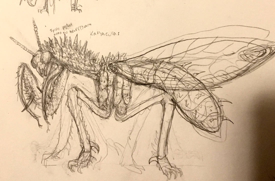 G-Redesigned- Kamacuras concept (neat bug facts) by Apgigan on DeviantArt