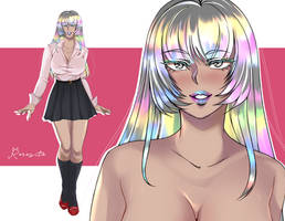 Comisin para Lazer Yoshi - Colorful gurl