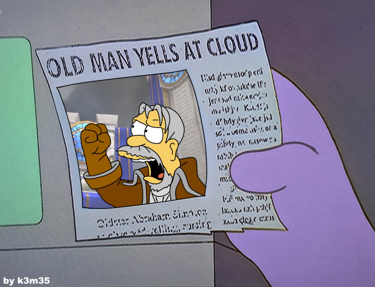 Old Man Yells At Cloud Wow Shadowlands By K3m35 On Deviantart Old Man Yells At Cloud Wow Shadowlands By K3m35 On Deviantart