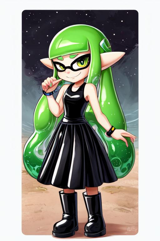Inky The Green Inkling by Shantae340 on DeviantArt