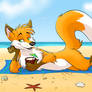 Summer-fox drawn by JaylacineChiboa
