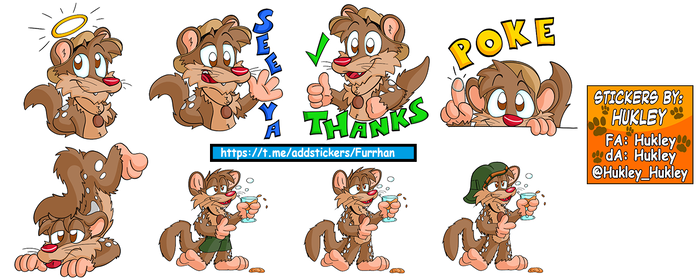 Furrhan Blackwood Telegram Sticker Extension