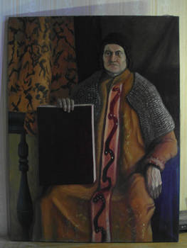 Male portrait painting (2012)