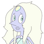 Opal with her hair down