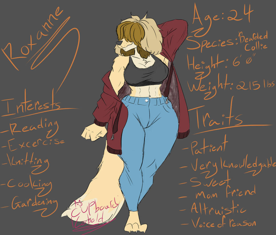 Rox - Character Sheet by CupboardKobold on DeviantArt