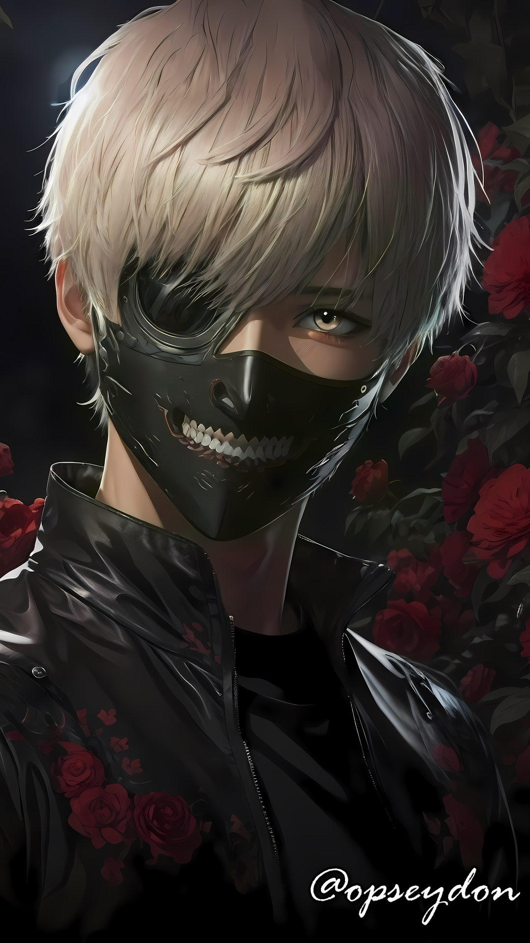 Ken Kaneki (Mobile Wallpaper) by Opseydon on DeviantArt