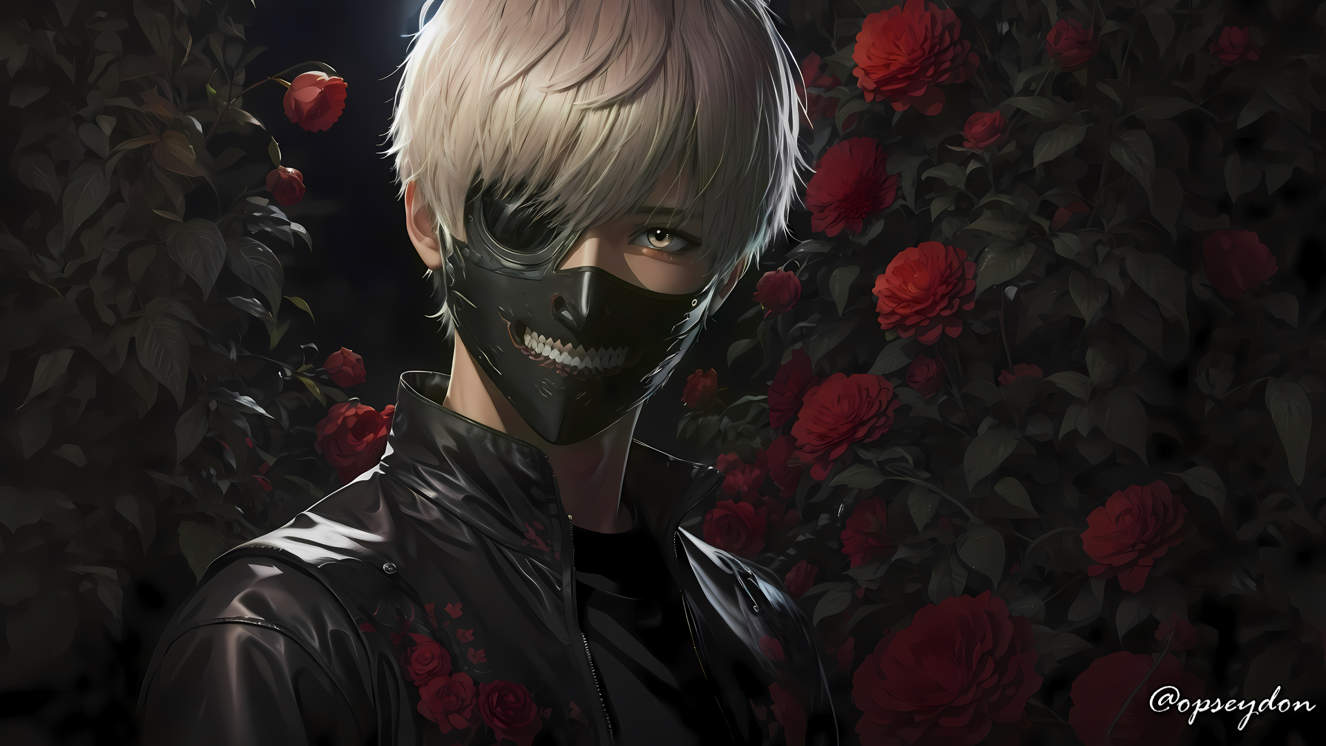 Ken Kaneki Wallpaper 4K, Digital Art, Tokyo Ghoul