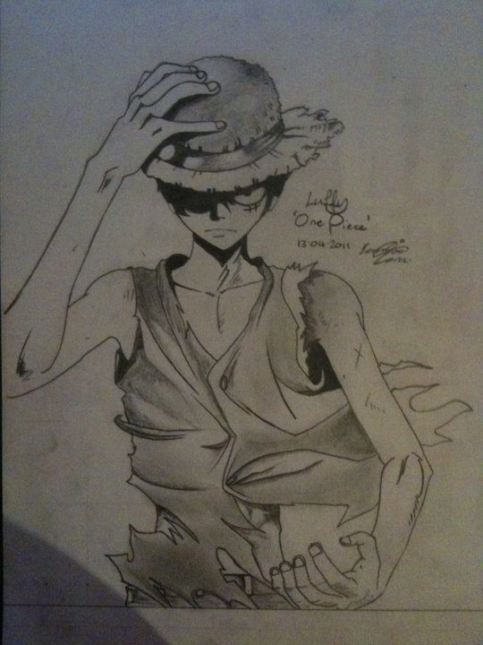 Luffy Drawing- One Piece