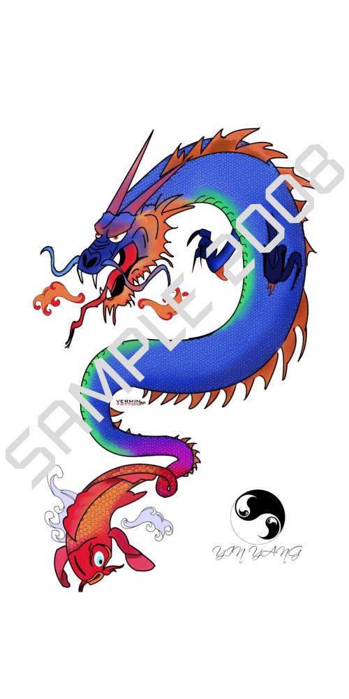 Traditional JapStyle Dragonkoi