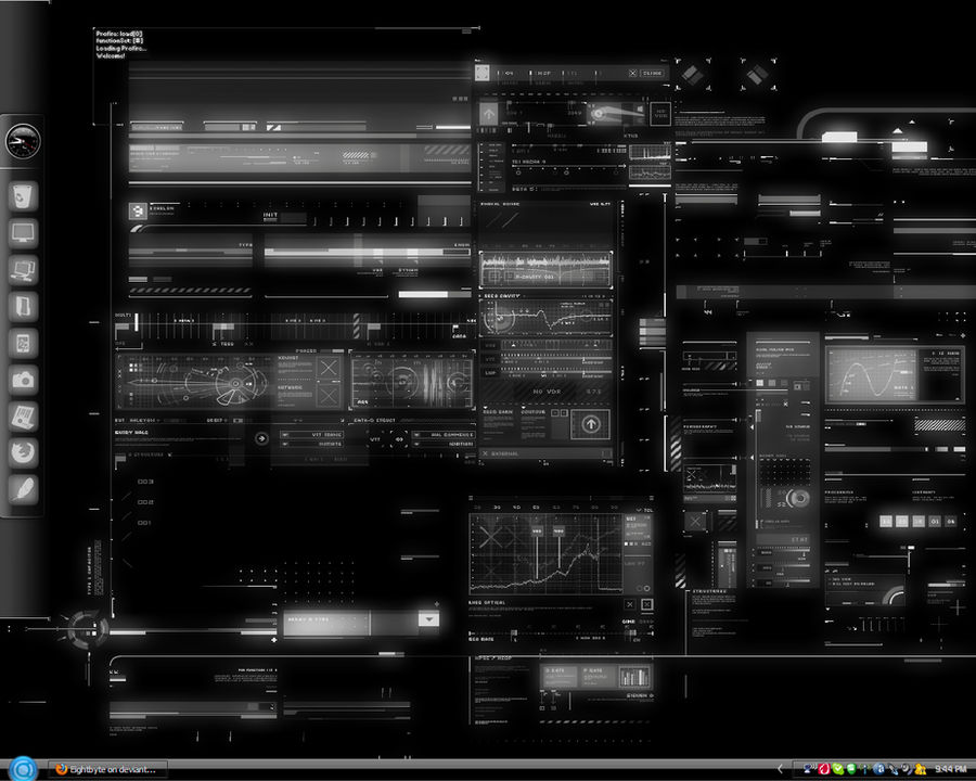 Desktop:Cryptic OS: by Eightbyte on DeviantArt