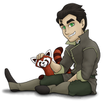 LoK - Bolin and Pabu by kelly42fox