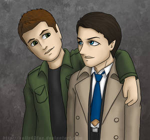 Supernatural - Castiel and Dean 01