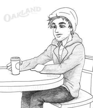 Billie Joe and a cup of Oakland Coffee