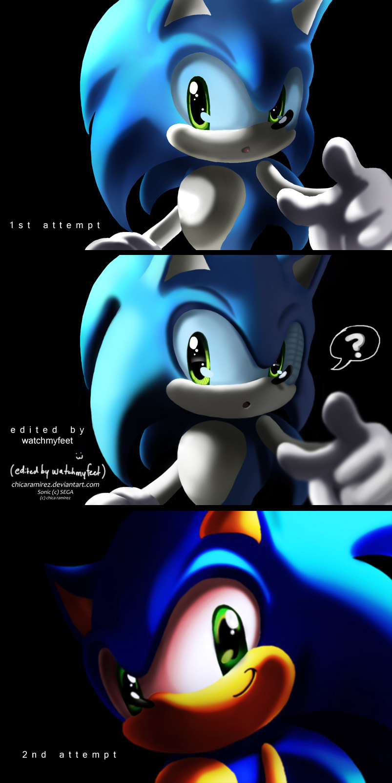 sonic from hell 3-d practice