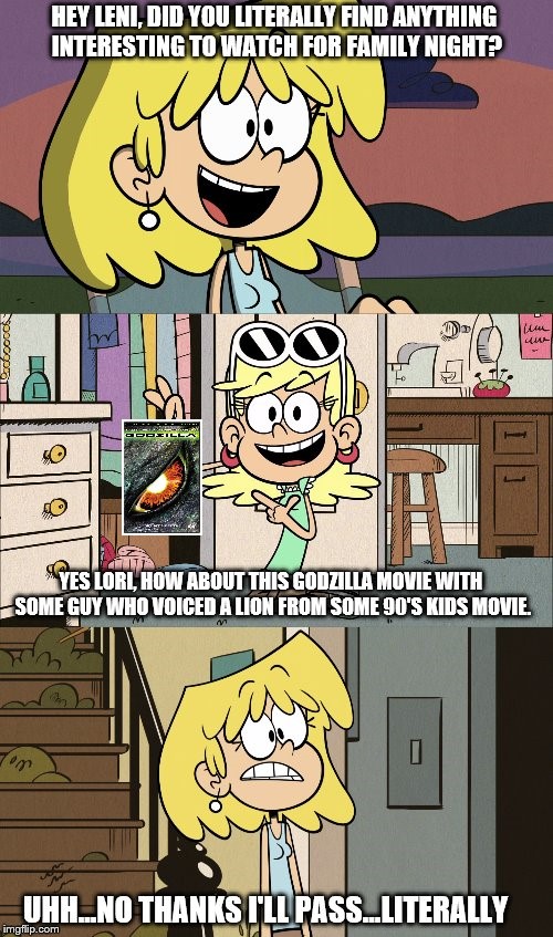 Loud House Godzilla meme #2