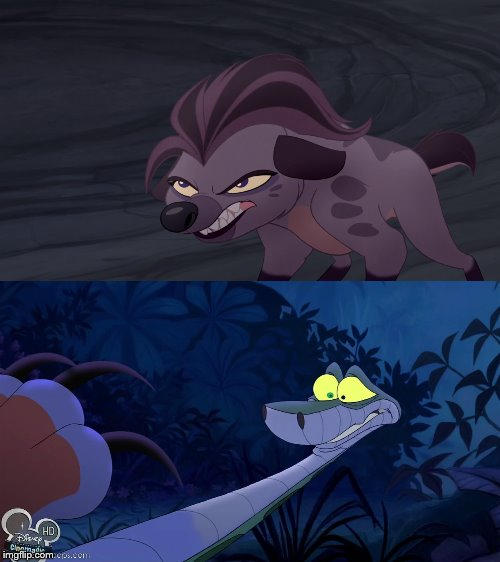 Kaa Scared Kaa is afraid of Jasiri by jgodzilla1212 on DeviantArt