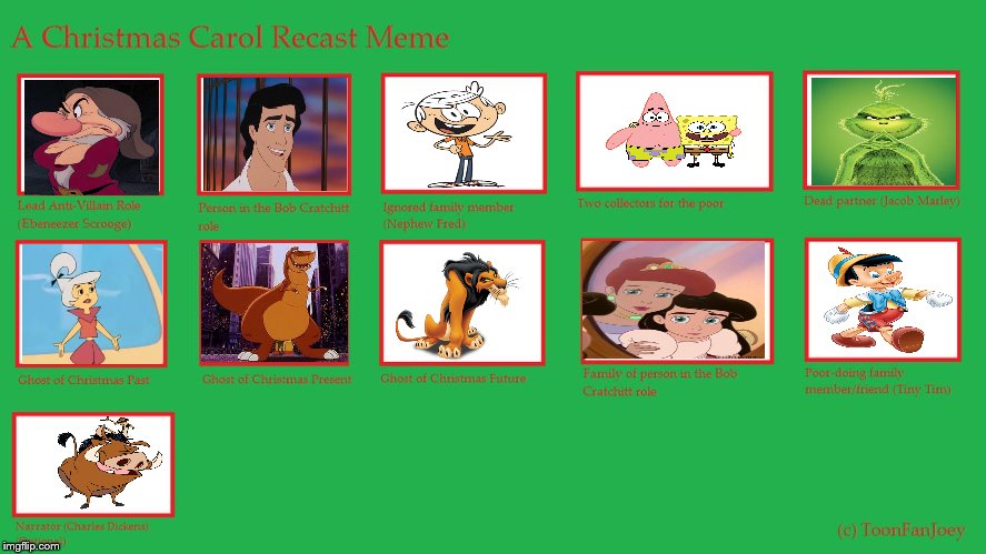 A Christmas Carol Recast Meme By Jgodzilla1212 On Deviantart A Christmas Carol Recast Meme By Jgodzilla1212 On Deviantart