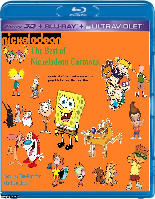 Best of Nickelodeon cartoons Blu-Ray cover by jgodzilla1212 on DeviantArt Best of Nickelodeon cartoons Blu-Ray cover by jgodzilla1212 on DeviantArt