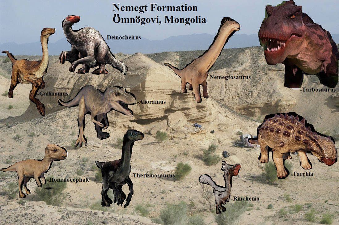 Dinosaurs From The Nemegt Formation By Jgodzilla1212 On DeviantArt dinosaurs-from-the-nemegt-formation-by-jgodzilla1212-on-deviantart