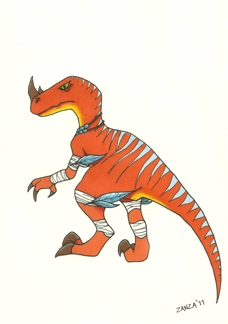 Raptor Red by Gohanza on DeviantArt