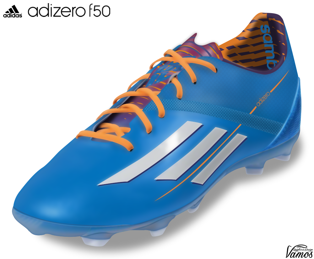 Adidas Adizero F50 BLUE ORANGE by VamosGraphic21 on DeviantArt