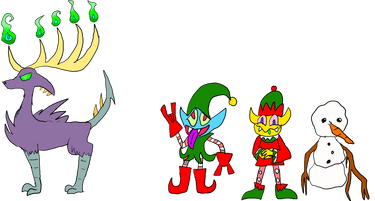 Reigndeer and evil elves