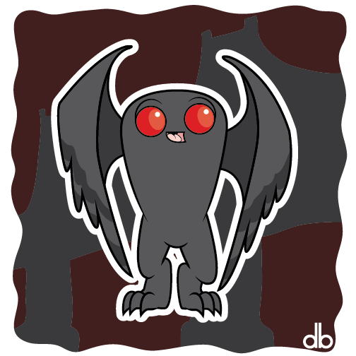 Mothman Sticker