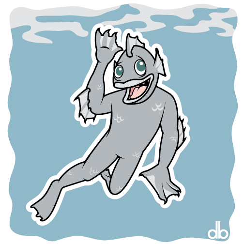 Thetis Lake Monster Sticker